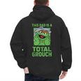 Sesame Street Father's Day Total Grouch Dad Men's Hoodie Back Print
