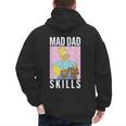 The Simpsons Father's Day Mad Dad Skills Homer Poster Men's Hoodie Back Print