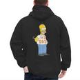 The Simpsons Homer Number 1 Dad Father's Day V2 Men's Hoodie Back Print