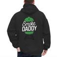 Smoke Daddy Green Egg Pitmaster Dad Tshirt BBQ Grill Men's Hoodie Back Print