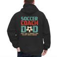 Soccer Coach Dad T-Shirt Men's Hoodie Back Print