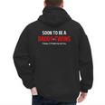 Soon To Be A Daddy Of Twins Expecting Father Men's Hoodie Back Print