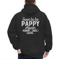 Soon To Be Pappy Again Est 2026 Future New Dad Men's Hoodie Back Print