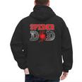 Spider Dad Spidey Birthday Family Matching Kid Daddy Spiders Men's Hoodie Back Print