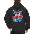 Spider Web Dad Of The Birthday Boy Men's Hoodie Back Print
