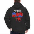 Spiders Dad Matching Family Birthday Father's Day Men's Hoodie Back Print