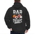 Sports Dad Of The Birthday Baller Sports Family Party Men's Hoodie Back Print
