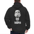 Star Wars Father's Day Stormtrooper Dad Is A Trooper Vintage Men's Hoodie Back Print