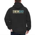 Swim Dad Like A Normal Dad But Cooler Shirt Swimer Dad Men's Hoodie Back Print Swim Dad Like A Normal Dad But Cooler Shirt Swimer Dad Men's Hoodie Back Print