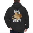 Tabby Daddy Cat Lover Saying Graphic Men's Hoodie Back Print