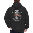 Toilet Destroyer Poop Jokes Dad Humor Poop Diarrhea Men's Hoodie Back Print