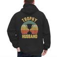 Trophy Husband For Cool Father Or Dad Men's Hoodie Back Print