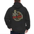 Twin Dad Club Dad Of Twins Skeleton Father's Day Men's Hoodie Back Print