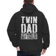 Twin Dad Shirt Men Dad Of Twins Fathers Day Men's Hoodie Back Print Twin Dad Shirt Men Dad Of Twins Fathers Day Men's Hoodie Back Print