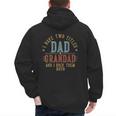 I Have Two Titles Dad And Grandad I Rock Them Both Grandad Men's Hoodie Back Print