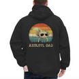 Vintage Axolotl Dad Axolotl Lovers Daddy Father's Day Men's Hoodie Back Print Vintage Axolotl Dad Axolotl Lovers Daddy Father's Day Men's Hoodie Back Print