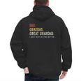Vintage Dad Grandad Great Grandad i Just Keep Getting Better Men's Hoodie Back Print
