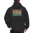 Vintage Grill Dad Grilling Chilling Refilling Men's Hoodie Back Print