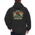 Vintage Jiu Jitsu Dad Just Like A Normal Dad Only Cooler Men's Hoodie Back Print