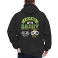 Vintage Leveling Up To Daddy 2026 Soon To Be Dad 2026 Men's Hoodie Back Print