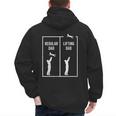 Weightlifting Workout Fitness Father Gym I Lifting Dad Men's Hoodie Back Print