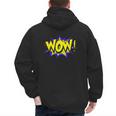 WowShirt WOW Dad Mom Men Women Boys Girls Tee Men's Hoodie Back Print