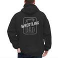 Wrestling Dad Martial Arts Wrestler Wrestle Hobby Father Men's Hoodie Back Print