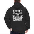 Wrestling Mom Dad Forget Princess My Daughter Is A Wrestler Men's Hoodie Back Print Wrestling Mom Dad Forget Princess My Daughter Is A Wrestler Men's Hoodie Back Print