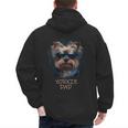Yorkie Dad Cute Cool Dog In Sunglasses C Men's Hoodie Back Print