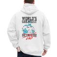 Batman Greatest Dad Men's Hoodie Back Print