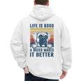 Boxer Dog For Men Women Boxer Dog Dad Mom Small Men's Hoodie Back Print