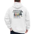 Catch Ya Later Vintage Fishing Lures Outdoor Dad Son Men's Hoodie Back Print