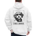 The Cavapoo Boss Mom Dad Dog Lover Men's Hoodie Back Print