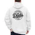 Cool Dads Club Father's Day From Daughter Son Best Dad Ever Men's Hoodie Back Print