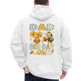 Dad Of The Bee-Day Girl Bee Birthday Party Men's Hoodie Back Print