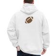 Dad Of The Birthday Boy Football Lover First Birthday Party Men's Hoodie Back Print