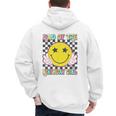 Dad Of The Birthday Girl Retro Family Matching Party Bday Men's Hoodie Back Print