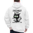 Dad Threenager Dad Daddy Of A Threenager Men's Hoodie Back Print
