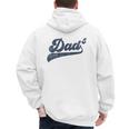Dad5 Daddy Of 5 Kids Father Of Five Fifth Time Dad Men's Hoodie Back Print
