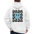 Dada One Happy Dude 1st Birthday Family Matching Men's Hoodie Back Print