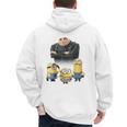 Despicable Me Minions Father's Day 1 Dad Cardboard Sign Men's Hoodie Back Print