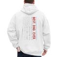Distressed US American Flag Father Shirt Best Dad Ever Men's Hoodie Back Print Distressed US American Flag Father Shirt Best Dad Ever Men's Hoodie Back Print