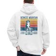 Dog Berner Dad Vintage Bernese Mountain Dad Men's Hoodie Back Print Dog Berner Dad Vintage Bernese Mountain Dad Men's Hoodie Back Print