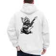 Dog Guitarist Guitar Yorkie Dad Mom For Men Women Men's Hoodie Back Print