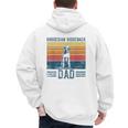 Dog Ridgeback Dad Vintage Rhodesian Ridgeback Dad Men's Hoodie Back Print