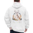 Fast Food Deer Hunting Hunter Dad Tail Buck Men's Hoodie Back Print