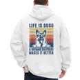 German Shepherd Men Women Dog Dad Mom German Shepherd Men's Hoodie Back Print German Shepherd Men Women Dog Dad Mom German Shepherd Men's Hoodie Back Print