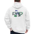 Golf Dad Hole In One Golf First Birthday Boy Party Men's Hoodie Back Print