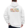 Groovy This Father's Day With Vintage Go Ask Your Dad Men's Hoodie Back Print