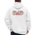 Ice Cream Dad 1st Birthday Matching Family Men's Hoodie Back Print